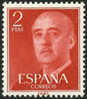 Spain #829 Mint Never Hinged 2p Red From 1954 - Ongebruikt