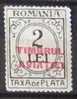 Romania Romania Taxa De Plata 2 Lei - Port Dû (Taxe)