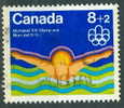 1975 8 +2 Cent  Semi Postal Swimming  Issue #B4 - Gebruikt