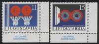 1991 - Yugoslavia - 100 Years Of Basketball - Mi. 2484-2485 - Baseball