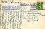 1312. Post Card MIAMI Florida 1933. Estados Unidos. AIR PLANE - Covers & Documents