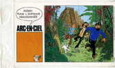 TINTIN. PUZZLE PUB. TINTIN ET LES PICAROS,  MIS A PLAT, POUR L´ASSOCIATION ARC-EN-CIEL. Publiart. SD. 1989 - Puzzles