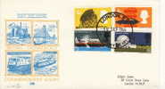 UNITED KINGDOM FDC MICHEL 430/33 BRITISH TECHNOLOGY - 1952-71 Ediciones Pre-Decimales