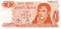 ARGENTINE  1 Peso  Non Daté (1970-1973)   Pick 287    ***** BILLET  NEUF ***** - Argentine