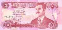 IRAQ  5 Dinars  Emission De 1992   Pick 80c     ***** BILLET  NEUF ***** - Iraq