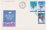 Romania FDC 1987/ Calgary 1988 - Invierno 1988: Calgary