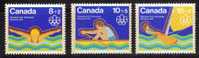 Canada 1975 N°Y.T. : 556 à 558** - Neufs