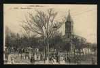 1678-SETIF(ALGERIE)-PLACE DE L'EGLISE-ANIMATION-1920- FP - Sétif