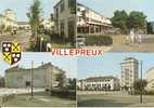 VILLEPREUX ... AVENUE DE BEAUCE .. AVENUE DE TOURAINE... L'EGLISE ..PLACE ST VINCENT DE PAUL - Villepreux