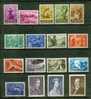 LIECHTENSTEIN  N° 342 A à 349 C * - Unused Stamps