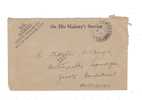 Lettre Franchise Militaire - On His Majesty´s Service - Cachets : Field Post Office 870 4/??/1945 Pour Antwerpen Anvers - Oorlog 40-45 (Brieven En Documenten)