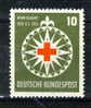 BUND MNH** MICHEL 164 RED CROSS HENRI DUNANT - Ungebraucht