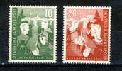 BUND MNH** MICHEL 153/54 JUGENDMARKE 1952 - Nuevos