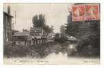 SEINE-INFERIEURE  /  AUFFAY  /  VUE  SUR  LA  SCIE   ( Hôtel  De  La  GARE , Au Loin ) /  Photo.  E. DOUILLET  N° 10 - Auffay