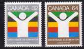Canada 1983 N°Y.T. : 849 Et 850** - Nuovi