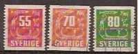 Zweden  Y/T     424+425+426    (0) - Used Stamps