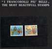 CITTA DEL VATICANO VATIKAN VATICAN 1983 POSTA AEREA AIR MAIL ANNO MONDIALE DELLE COMUNICAZIONI COMMUNICATION YEAR MNH - Luftpost