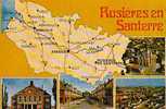 80 ROSIERES EN SANTERRE, Carte Du Departement - Rosieres En Santerre