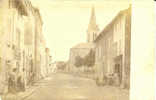 BRIOUX - Carte Photo Légendée - Brioux Sur Boutonne