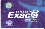 TARJETA DE ARGENTINA EXACTA DE CTI MOVIL $10 - Argentina