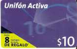 TARJETA DE ARGENTINA DE UNIFON ACTIVA DE  $10 + 8 DE REGALO - Argentinien