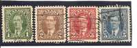 Canadá. Nº Yvert  190-92, 194 (usado) (o). - Used Stamps