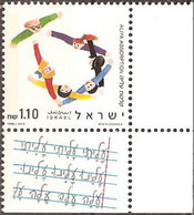 ISRAEL..1990..Michel # 1170...MNH...MiCV - 1.80 Euro. - Nuevos (con Tab)