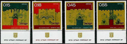 ISRAEL..1972..Michel #  552-555...MLH. - Unused Stamps (with Tabs)