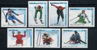 GUINEA BISSAU 1988 Winter Games  Cpl. Set Of 7 Value Yvert Cat. N° 418/24  Absolutely Perfect  MNH ** - Winter 1988: Calgary