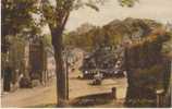 Dunster (Somerset) UK, Yarn Market & High Street, Auto, On C1920s/30s Vintage Postcard - Altri & Non Classificati