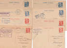 ARCHIVE DE 15 CARTES ENTIERS GANDON - Collections & Lots: Stationery & PAP