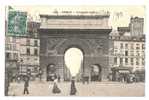 PORTE ST MARTIN - VUE DU FBG - ANIM. 1910 - Distrito: 10