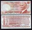TURQUIE , 20 TURK LIRASI ,14 OKT 1970, PAPER MONEY,UNC, Uncirculated - Türkei