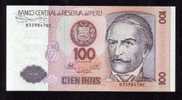 PERU,100 CIEN INTIS,1987 , PAPER MONEY,UNC, Uncirculated - Perù