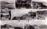 MULTI_VIEW PCd Of Folkestone  8 Views - Folkestone KENT - Folkestone