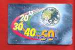 Japan Japon  Telefonkarte Phonecard -  Weltraum Space  Espace Universum Universe Erde - Espace