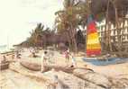 GABON LIBREVILLE : La Plage Et L'hotel Le Gamba  1987 - Gabon