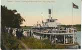 Steamer ´Alberta´ Landing At Riverside Park, Winnipeg Manitoba Canada On C1910s Vintage Postcard - Winnipeg