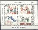 #Sweden 1986. Sport. Athletics. S/S. Michel Bl.14. MNH(**) - Blocchi & Foglietti