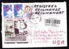 Inconnu Retur Registred Cover USA - Romania 2006 !!! - Lettres & Documents