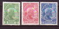 Q1881 - LIECHTENSTEIN Yv N°1/3 * - Unused Stamps