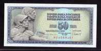 YOUGOSLAVIE, 50  Dinara 1981 PAPER MONEY,UNC,uncirculated. - Yougoslavie