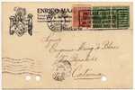 ZURIGO (INVIO PA)  09.05.1925 - Card Cartolina " Ditta  ENRICO MAAG "   Cent. 5x 2 +30 - Reklame