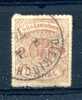 Luxembourg    :  Yv  16a  (o)  Brun Orange - 1859-1880 Coat Of Arms
