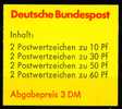 Bundesrepublik Deutschland, Mi.N° 23 CoZ Markenheftchen Kpl. 1977: Burgen Und Schlösser (I) C + D ** Super Erhaltung - Other & Unclassified