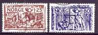 Norwegen / Norway 1980 : Mi.nr. 821-822 * - NORDEN - Oblitérés