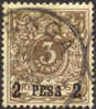 German East Africa #1 Used 2pes On 3pf From 1893 - German East Africa