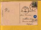 166 Op Postkaart Met Cirkelstempel ELSENBORN Op 6/8/1920 - 1919-1920 Albert Met Helm