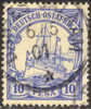 German East Africa #14 XF Used 10p From 1896 - Deutsch-Ostafrika