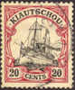 German Kiauchau #37 XF Used 20c From 1905 - Kiauchau